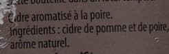 Val de Rance Envies de Gourmandises & Chocolat - Cidre et Poire packshot