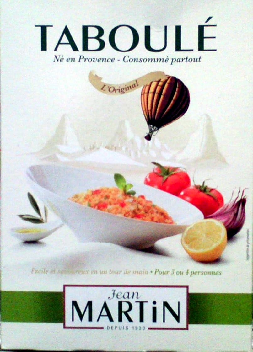 Jean Martin Taboulé Jean Martin packshot