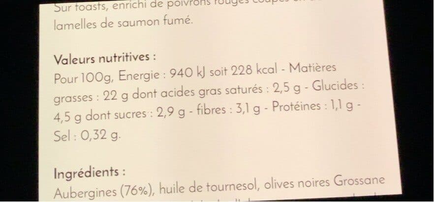 Jean Martin Caviar D'aubergine packshot