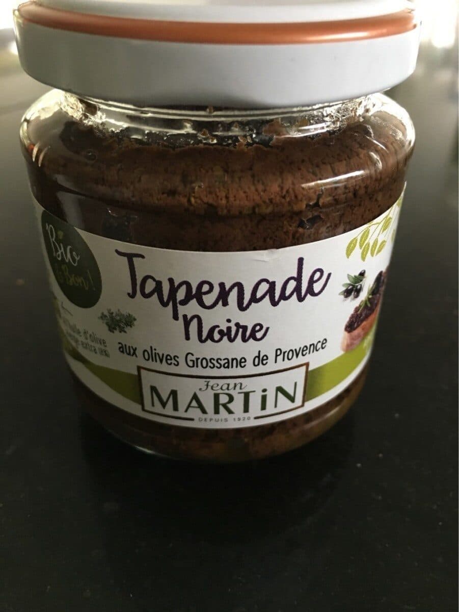 Jean Martin Tapenade noire bio packshot