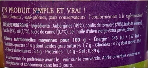Jean Martin Crème d'aubergine packshot