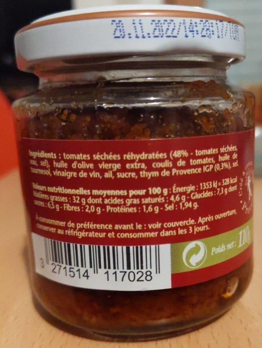 Jean Martin Crème de Tomates Séchées packshot