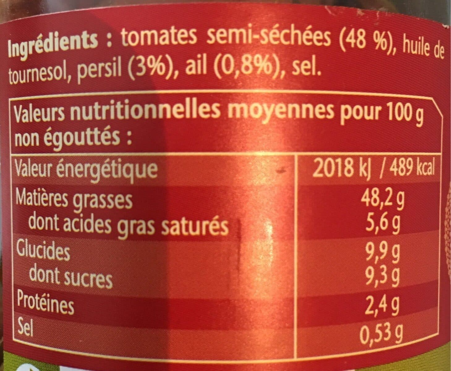 Jean martin Tomates confites a l'ail et au persil packshot