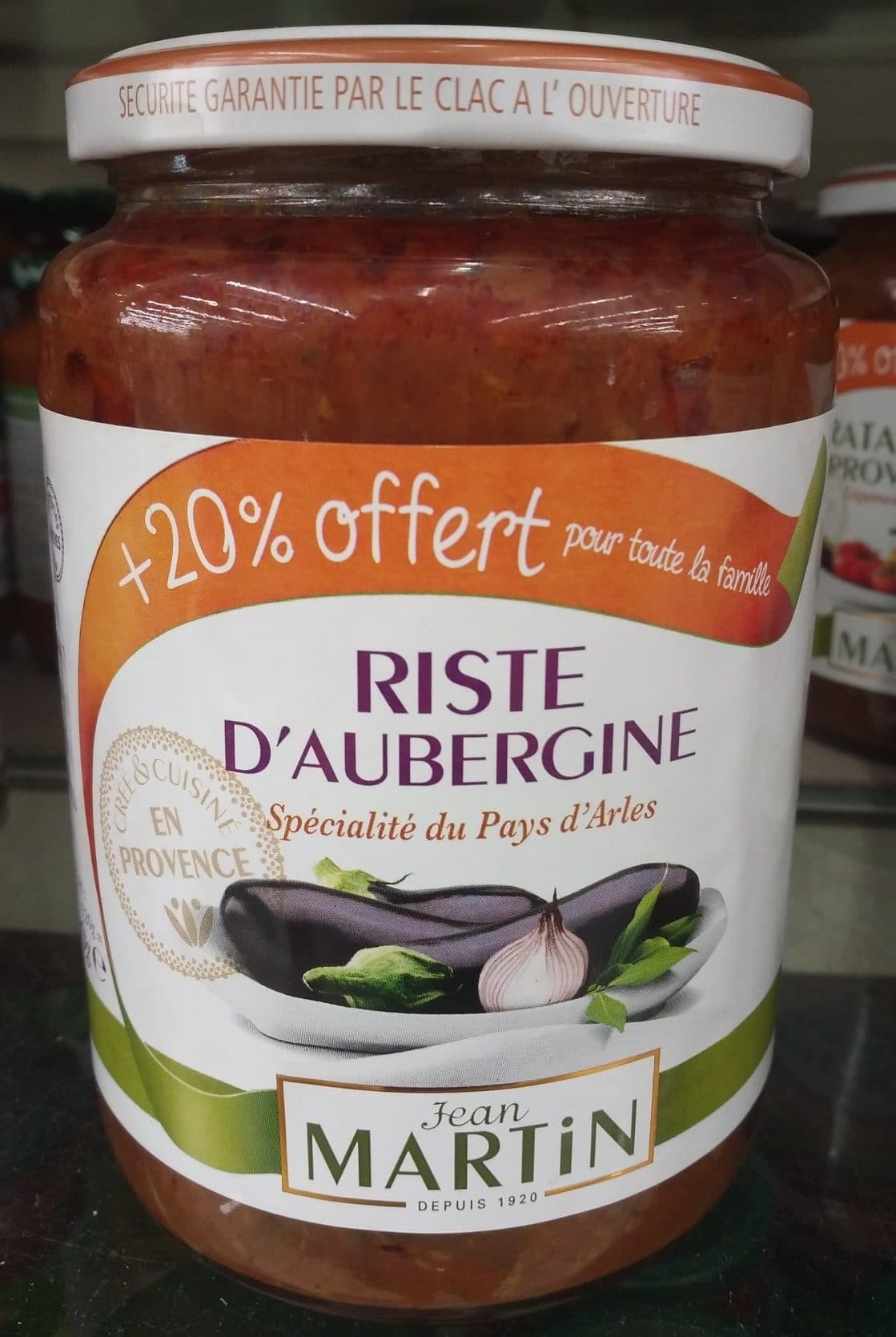Jean Martin Riste d' Aubergine packshot