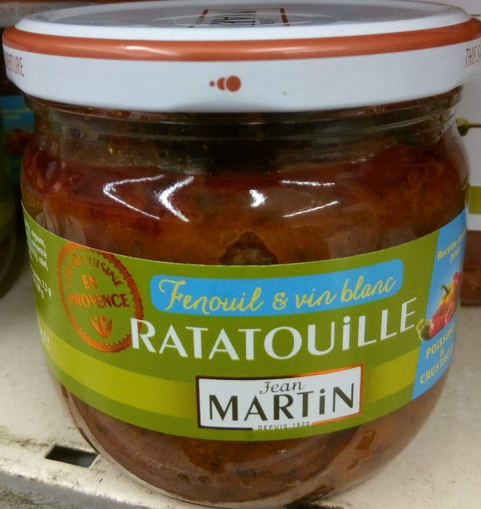 Jean Martin Ratatouille fenouil & vin blanc packshot