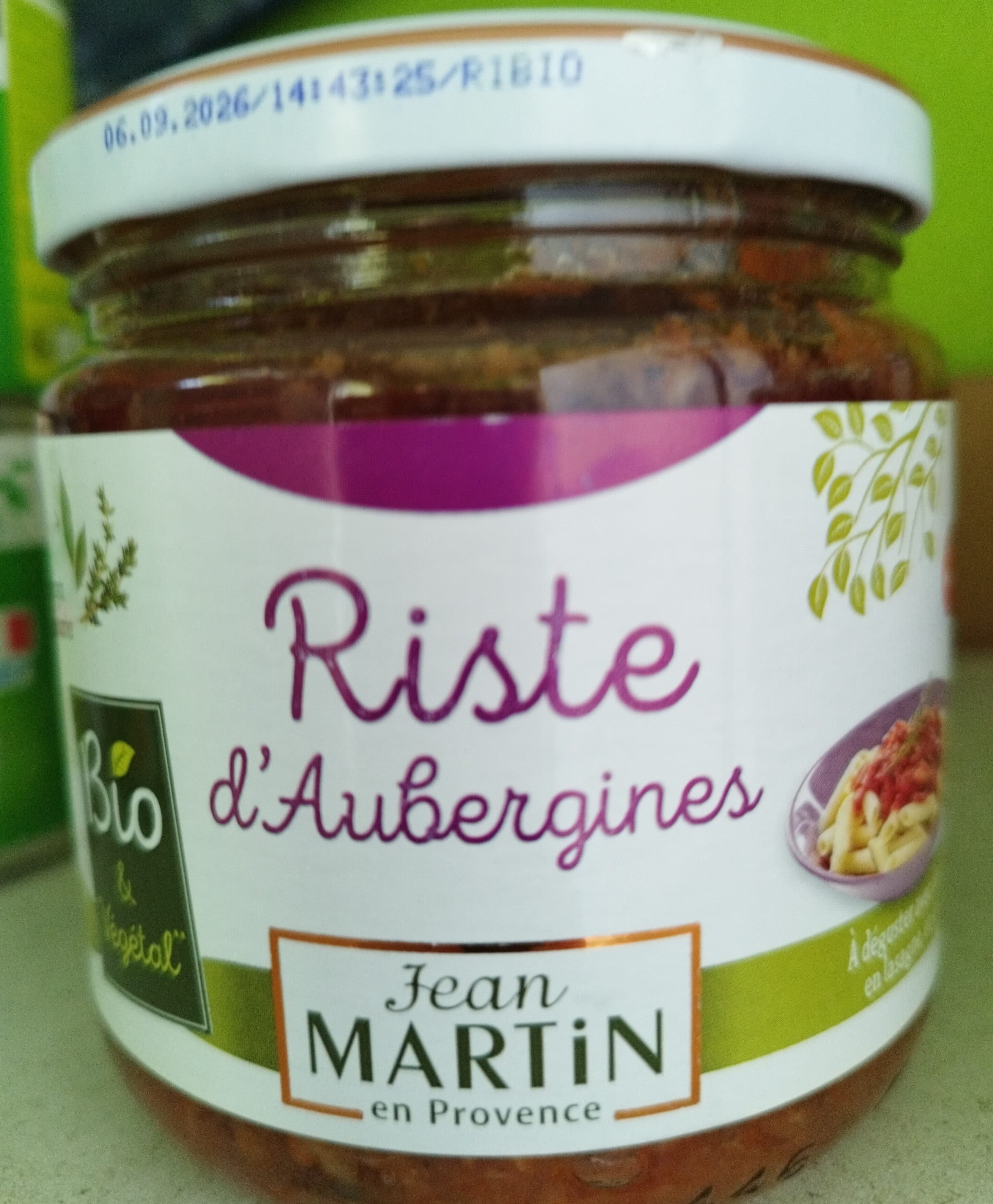 Jean Martin Riste d'Aubergines packshot