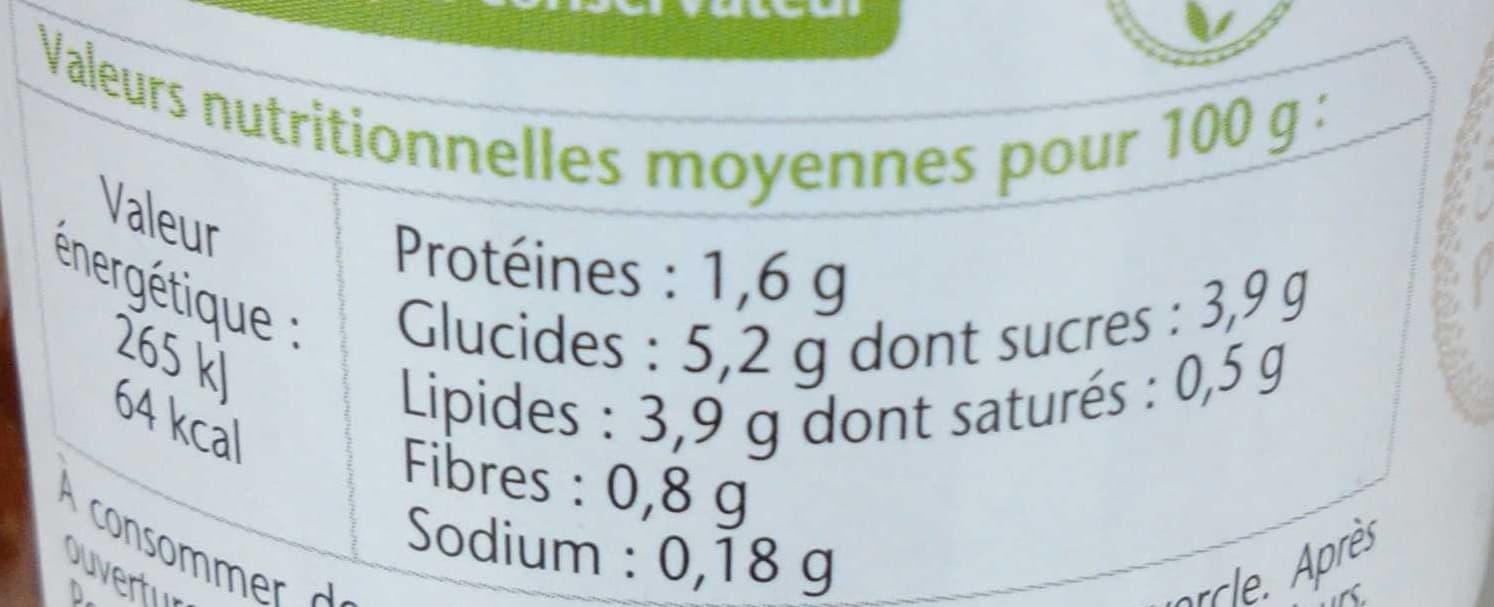Jean Martin Courgettes à la provençale cuisinées au basilic packshot