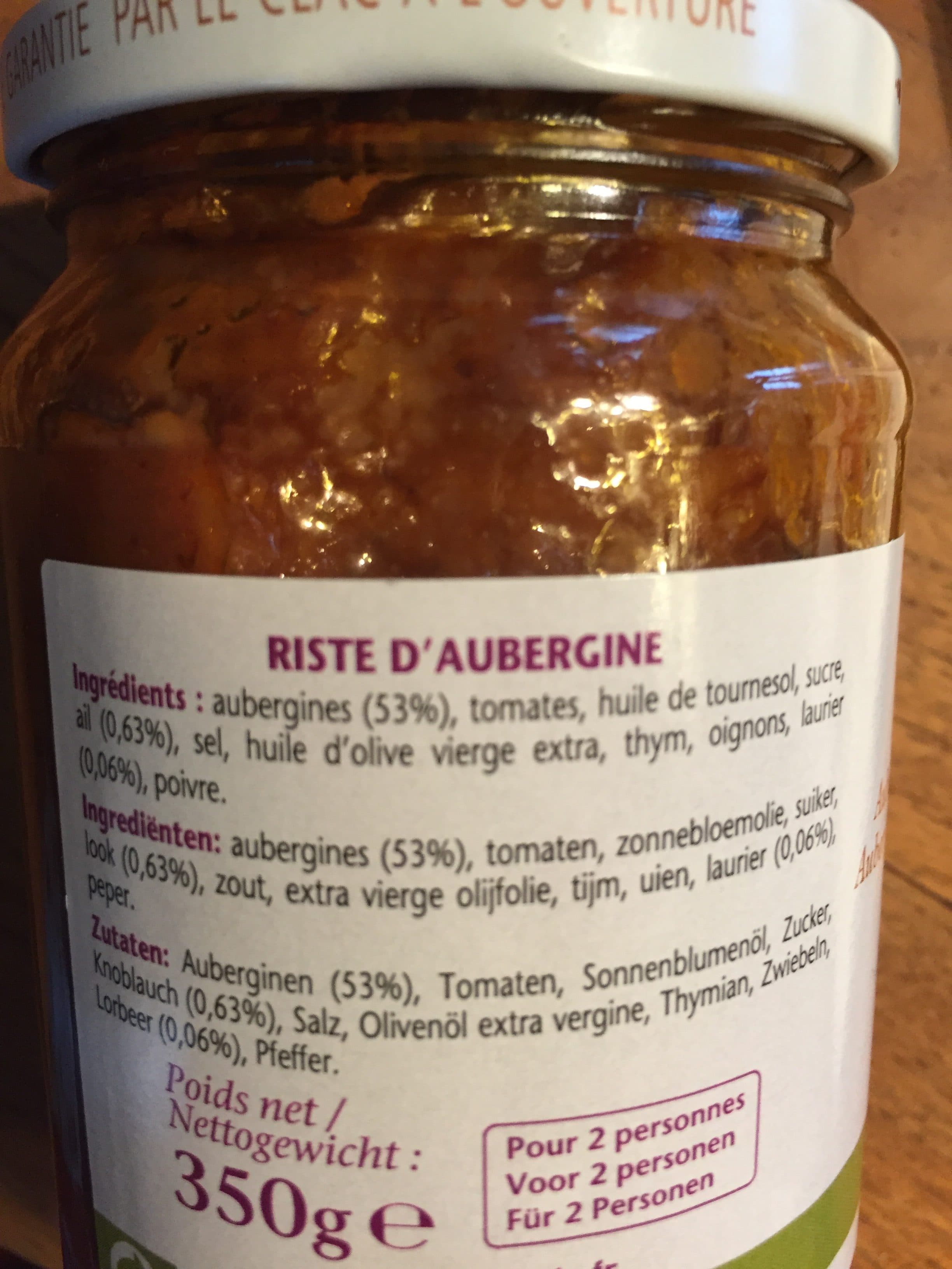 Martin Riste d’aubergines packshot