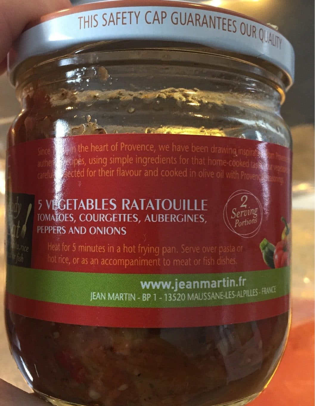 Jean Martin Ratatouille packshot