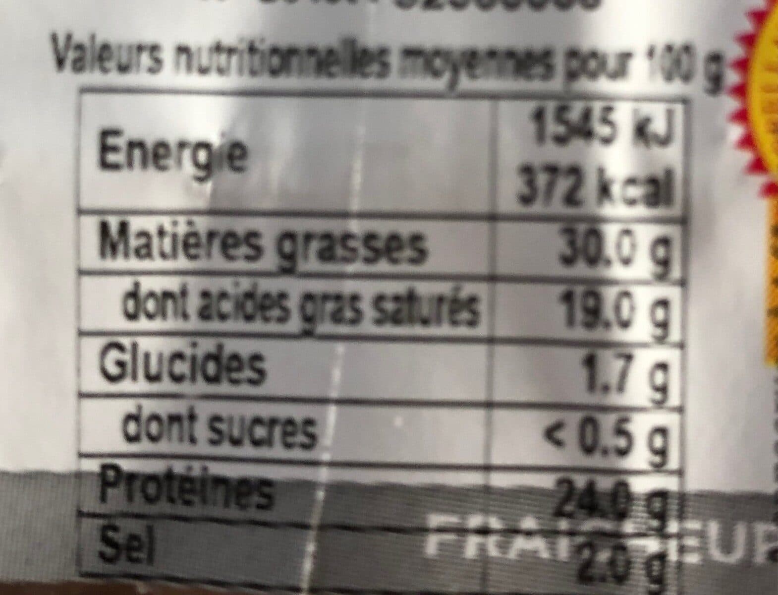 Open Food Facts Cantal entre-deux packshot