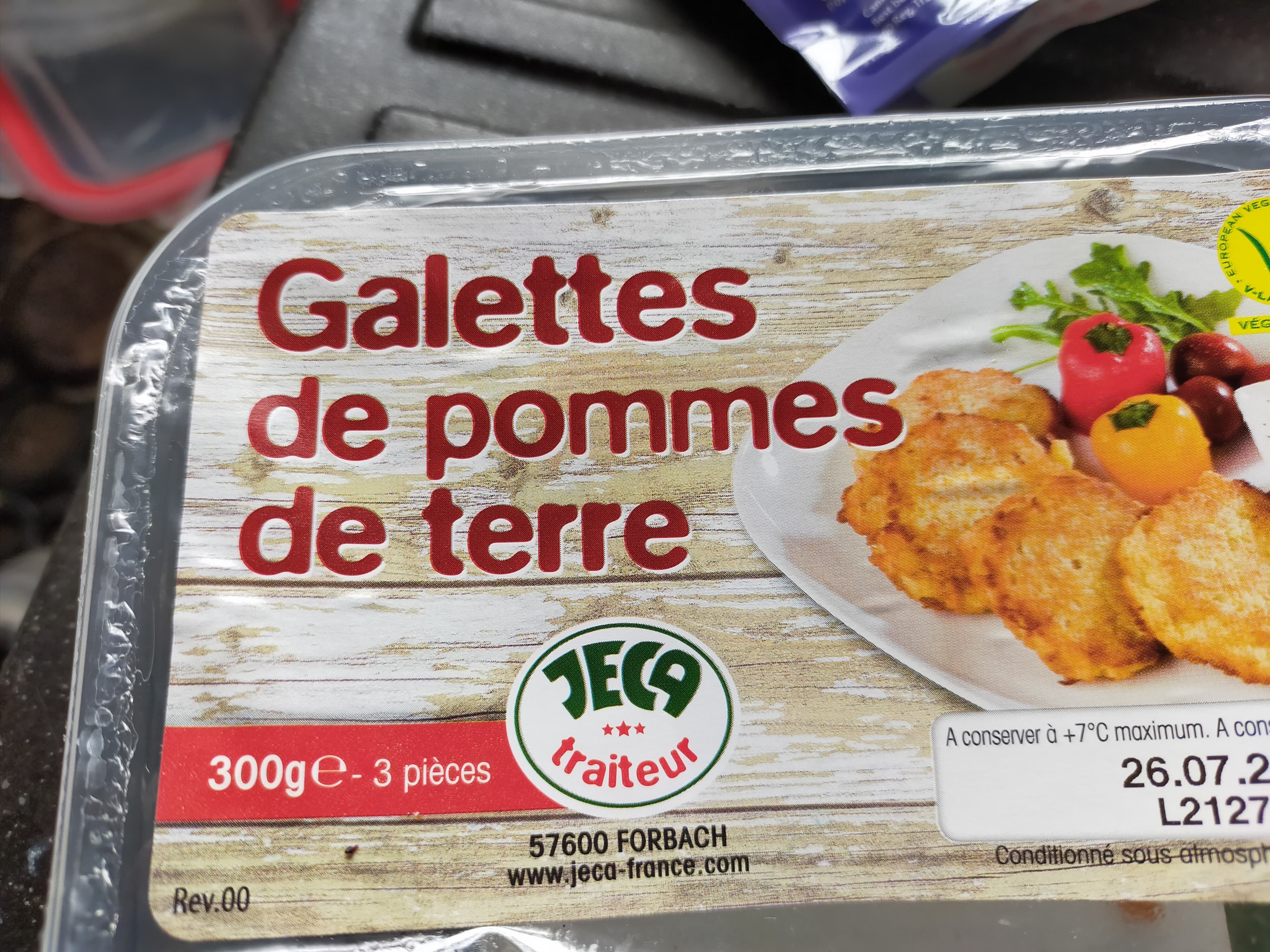 Jeca Traiteur Galettes de pommes de terre packshot