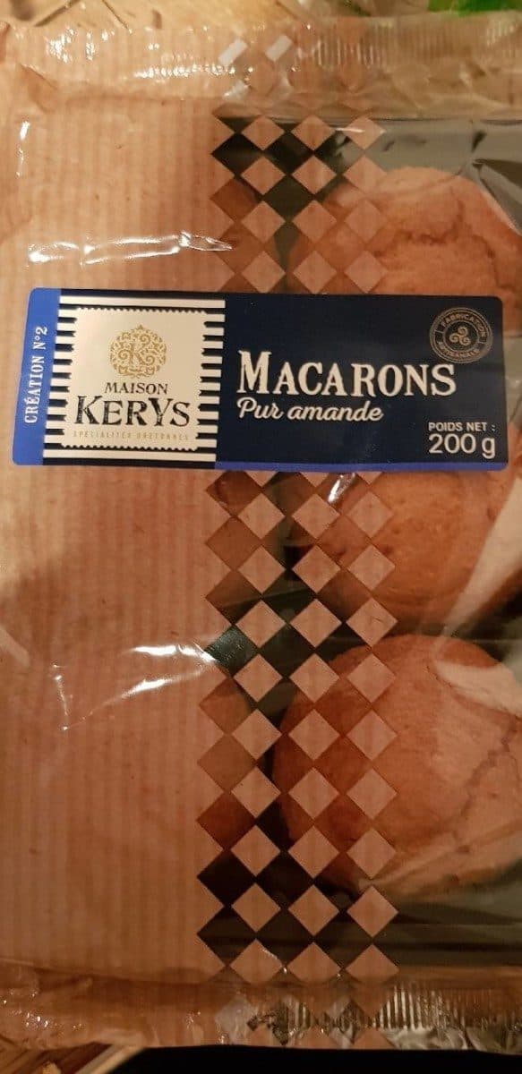 Open Food Facts Macarons pur amande packshot