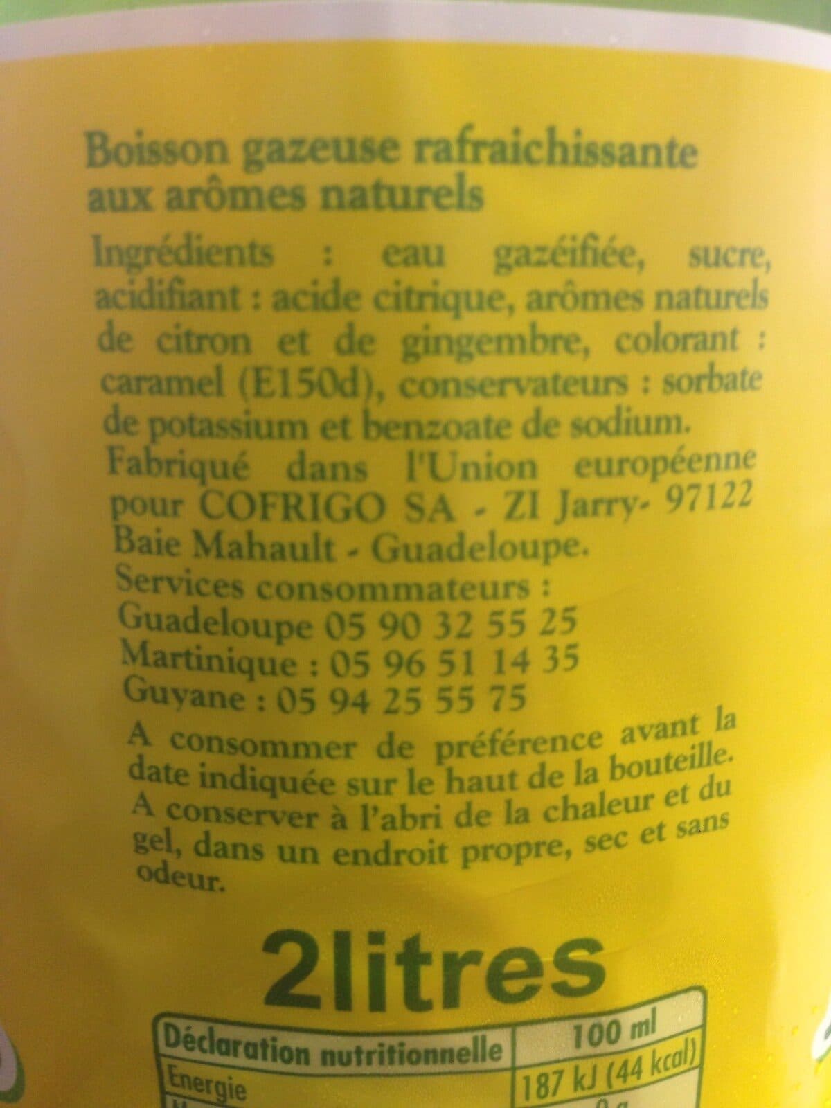 Open Food Facts L'Ordinaire Ginger packshot