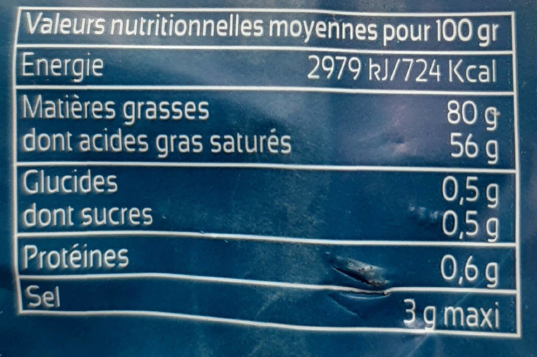 Agrilait Beurre de baratte aux cristaux sel de Guérande packshot