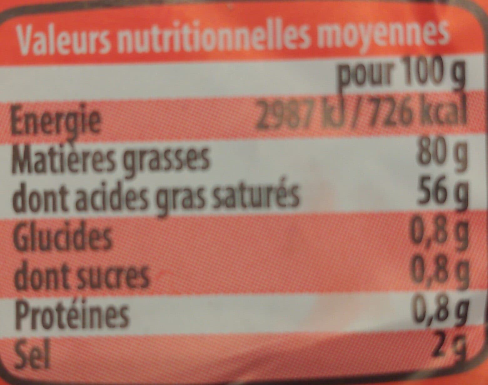 Agrilait Beurre moulé 500g demi-sel packshot