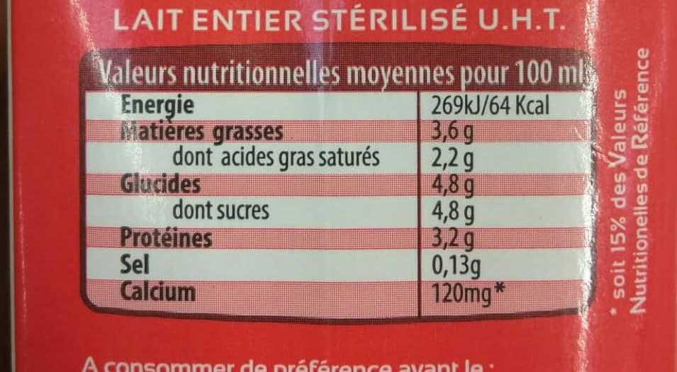 Agrilait Lait entier UHT BBC sans OGM Bretagne packshot