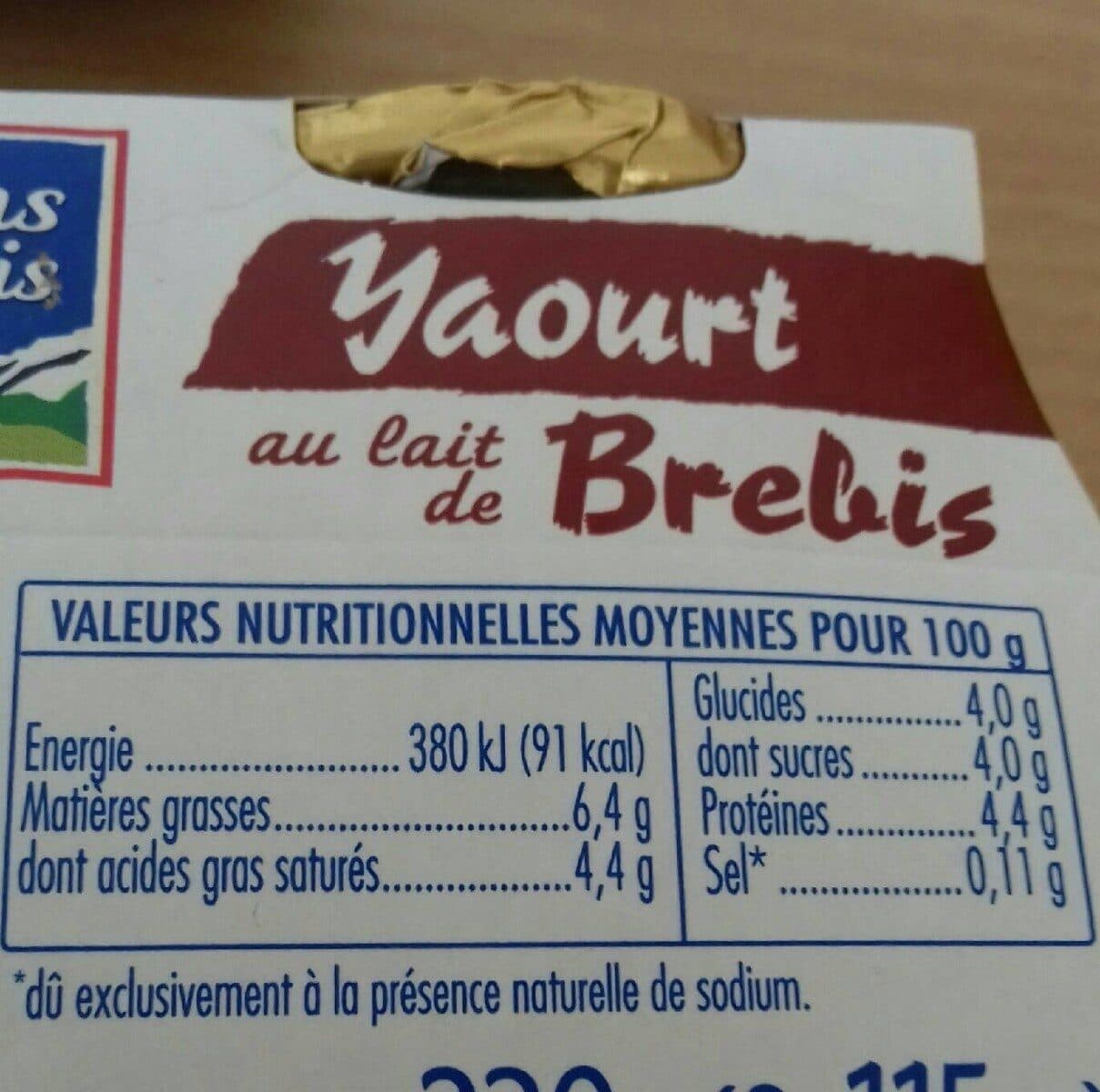 Royans Frais Yaourt au lait de brebis packshot