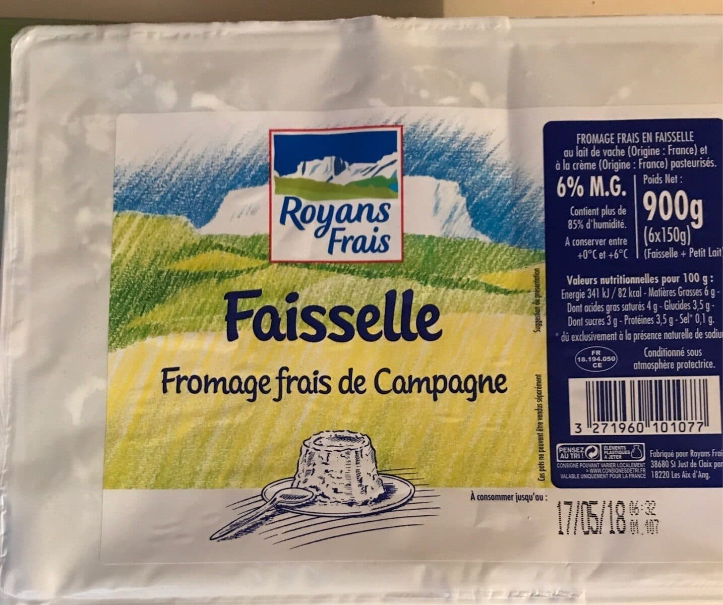 Royans frais Faisselle packshot