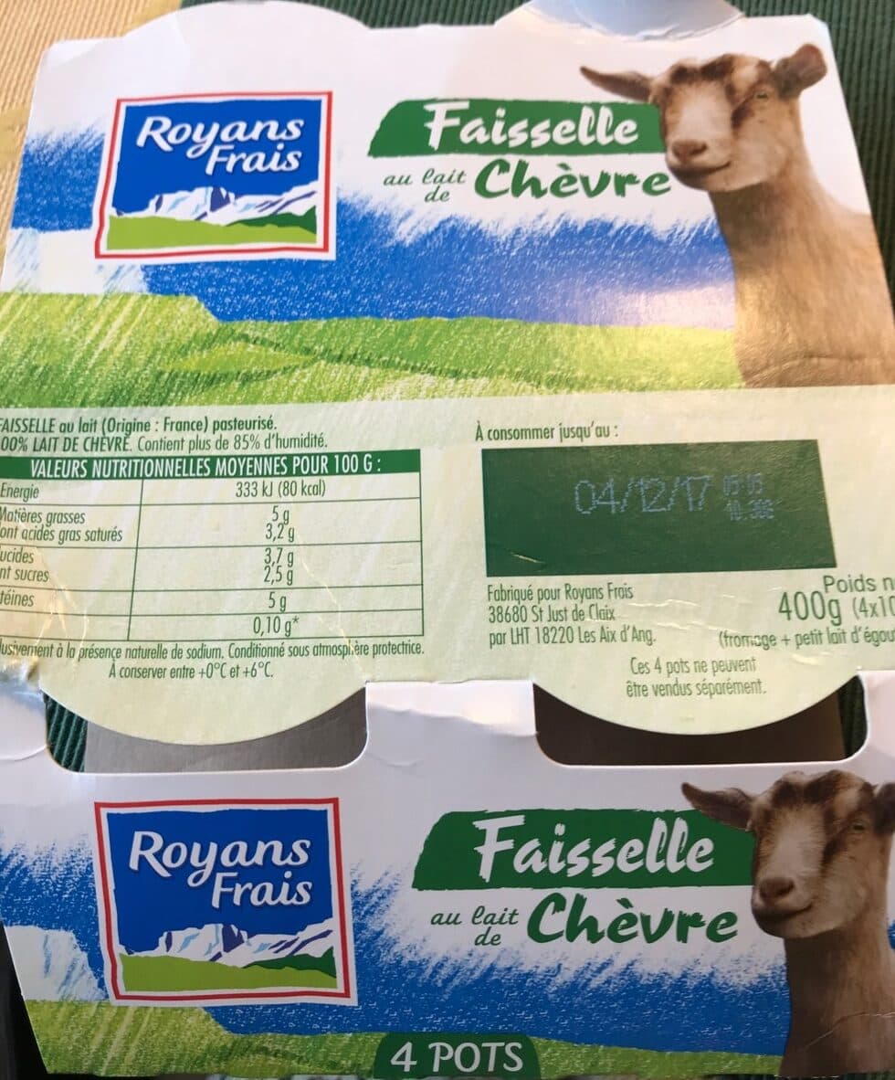 Royans Frais Faisselle au lait de chèvre packshot