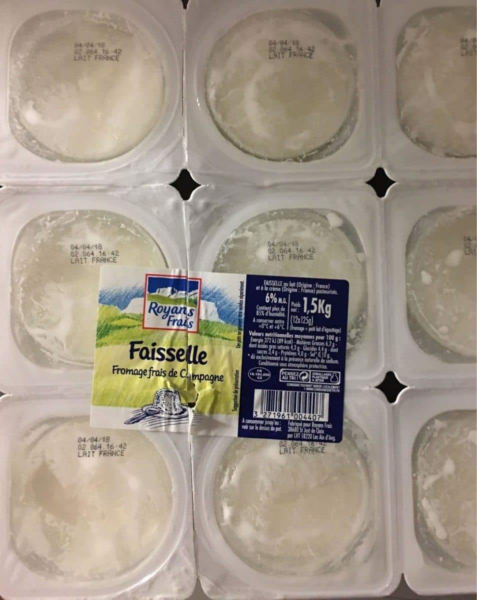 Royans frais Faisselle - fromage frais de campagne packshot