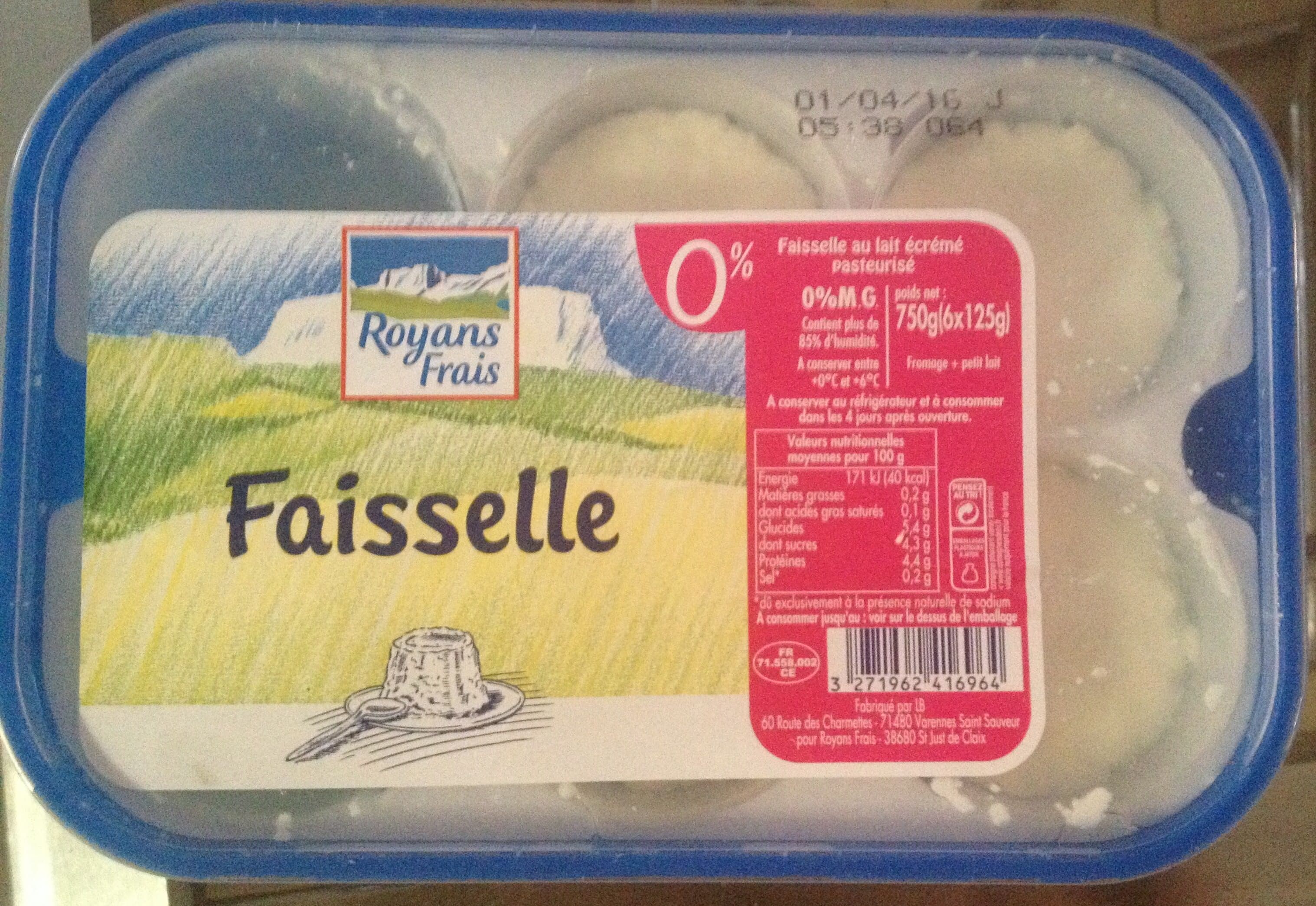 Royans Frais Faiselle packshot