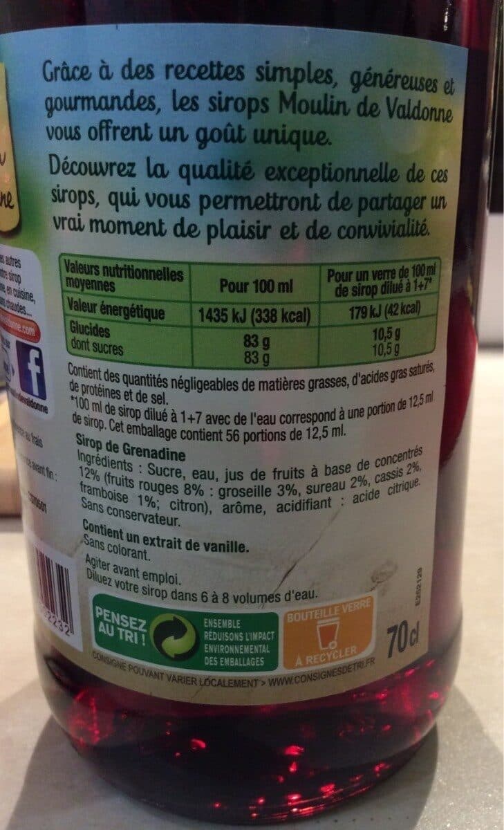 Moulin de Valdonne Grenadine packshot