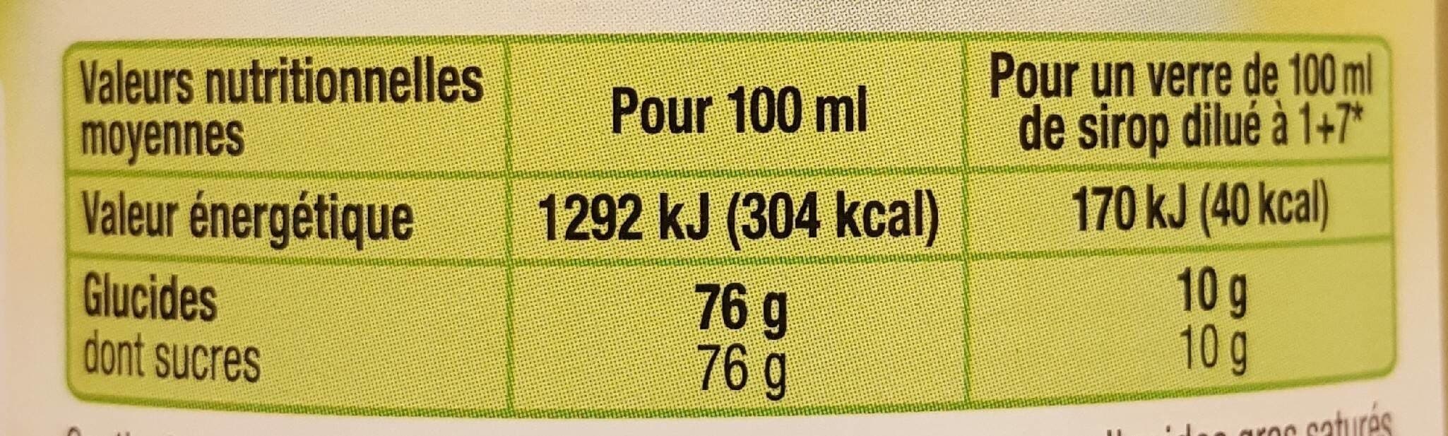 Moulin de Valdonne Sirop de Citron vert packshot