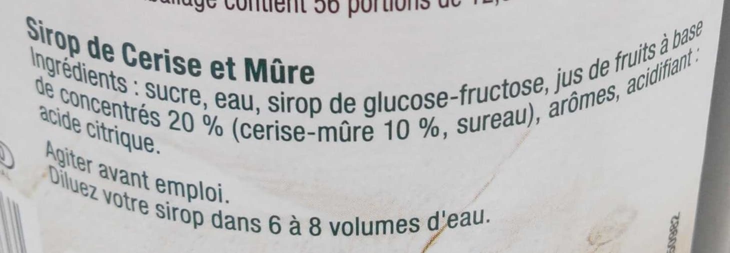 Moulin de Valdonne Cerise & Mûre packshot