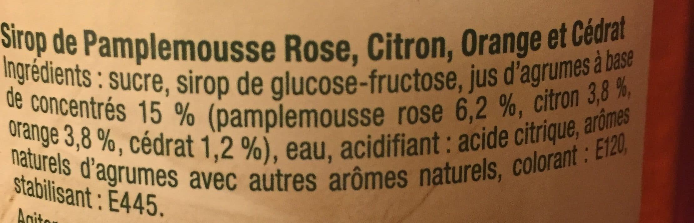 Moulin de Valdonne Sirop d'Agrumes packshot