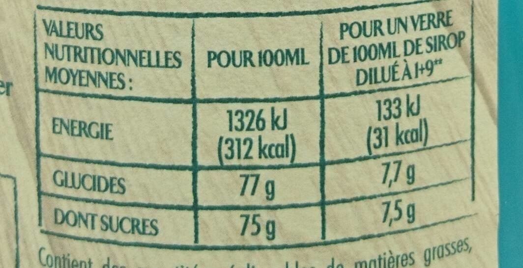 Moulin de Valdonne Sirop Menthe Glaciale packshot