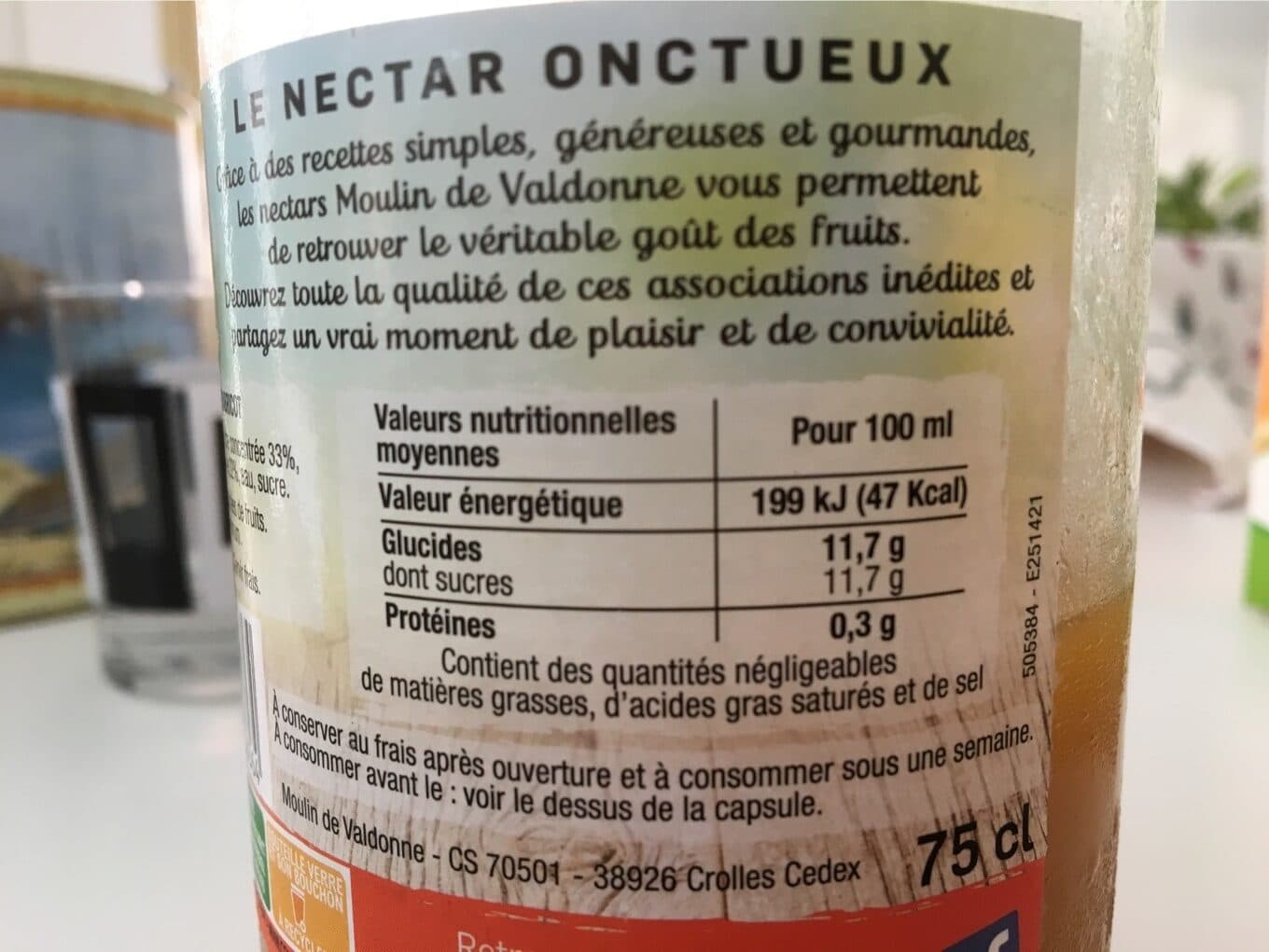Moulin De Valdonne Peche et abricot packshot