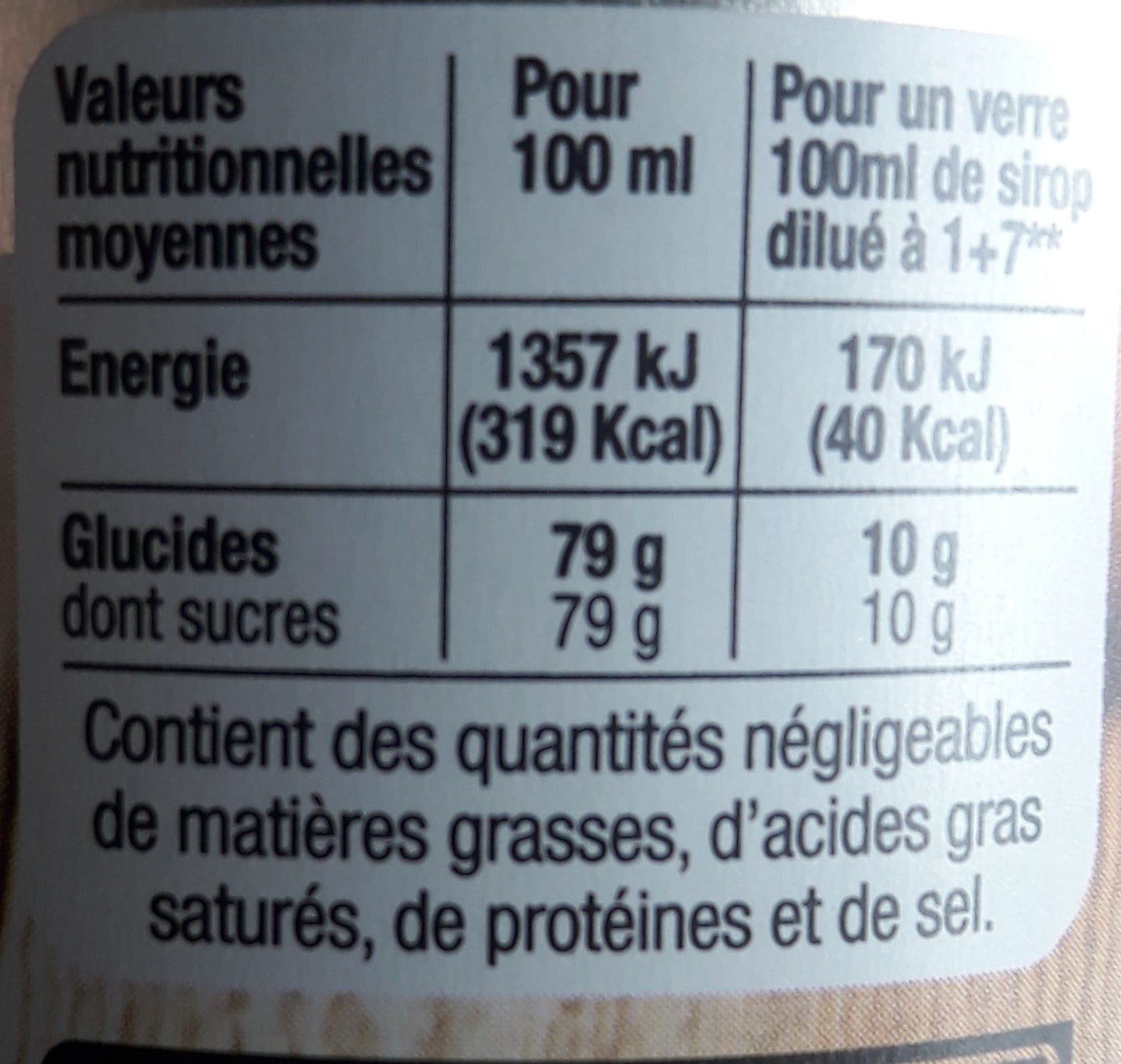 Moulin de Valdonne Le Sirop de Camille - Pêche Blanche packshot