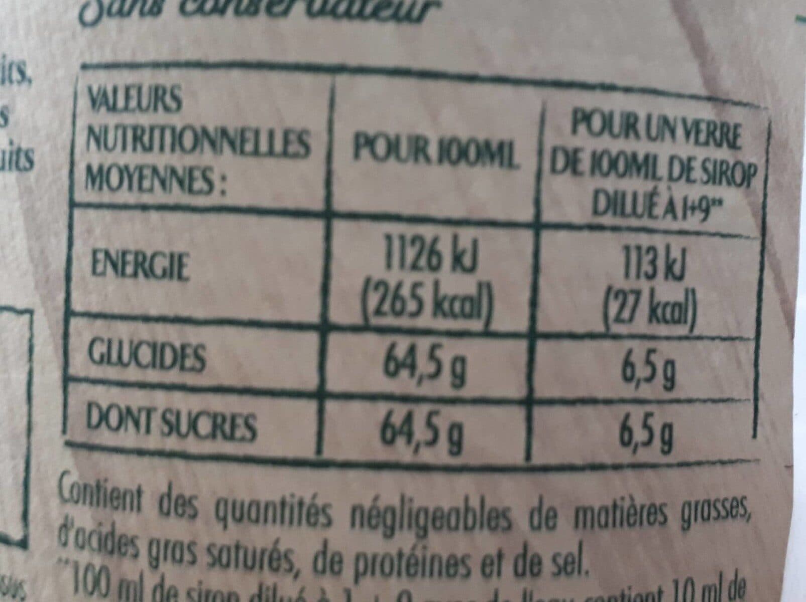 Moulin de Valdonne Sirop de Citron packshot