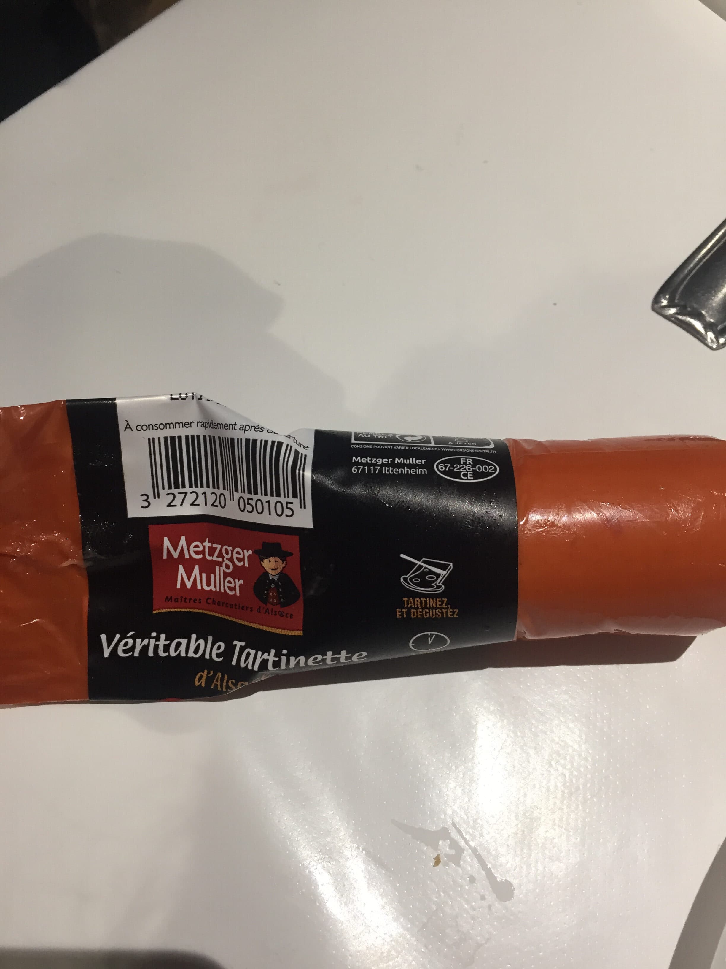 Metzger muller Metzger Muller, Veritable tartinette d'Alsace, le packshot
