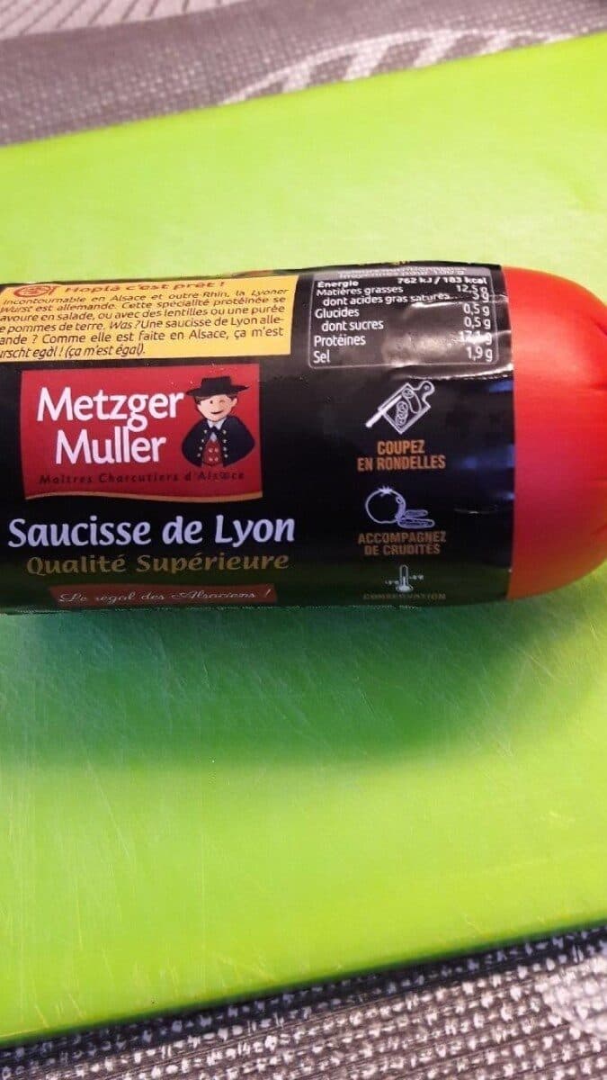 Metzger Muller Saucisse de Lyon METZGER MULLER packshot