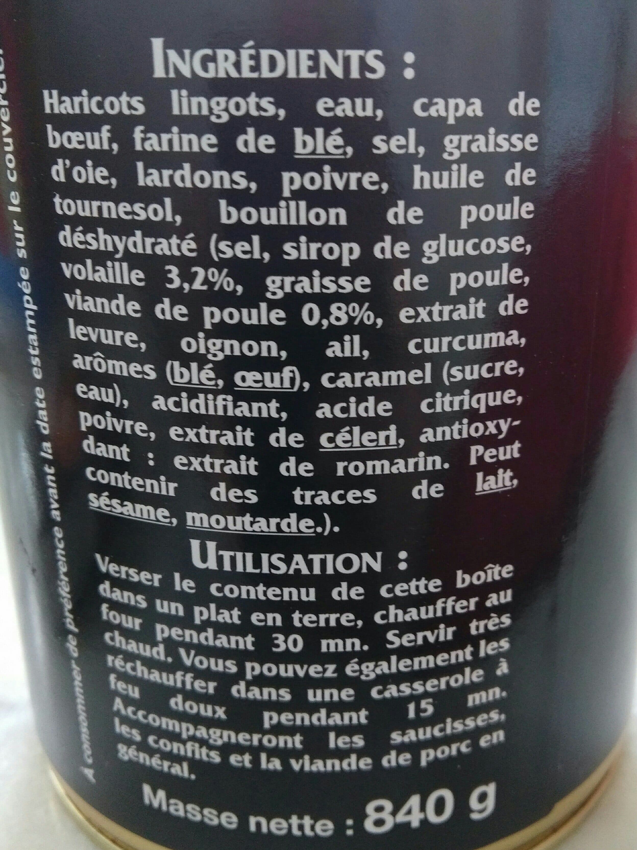 Francois Esquines Haricots blancs packshot