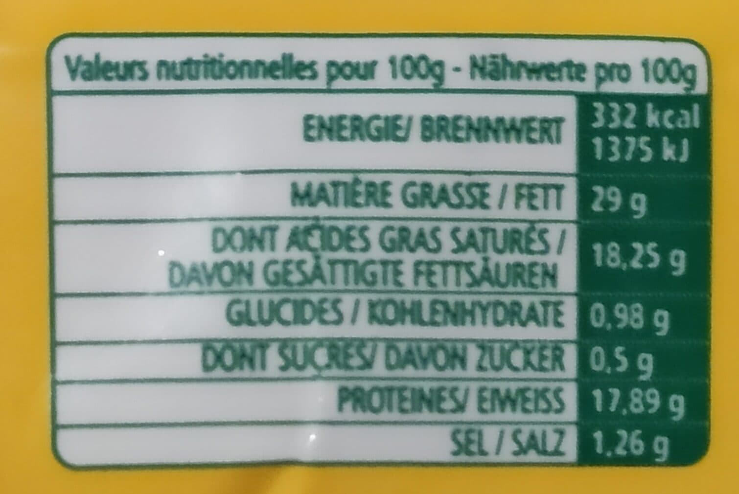 Open Food Facts Le paysan packshot