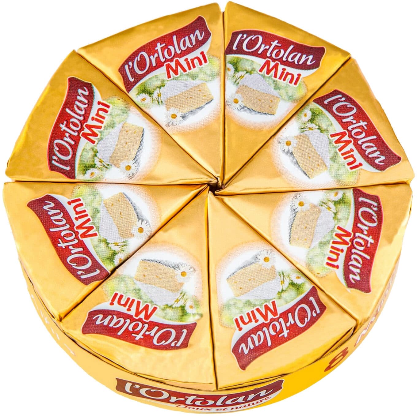 Fromagerie Milleret L'Ortolan Portions 240g - Marque packshot