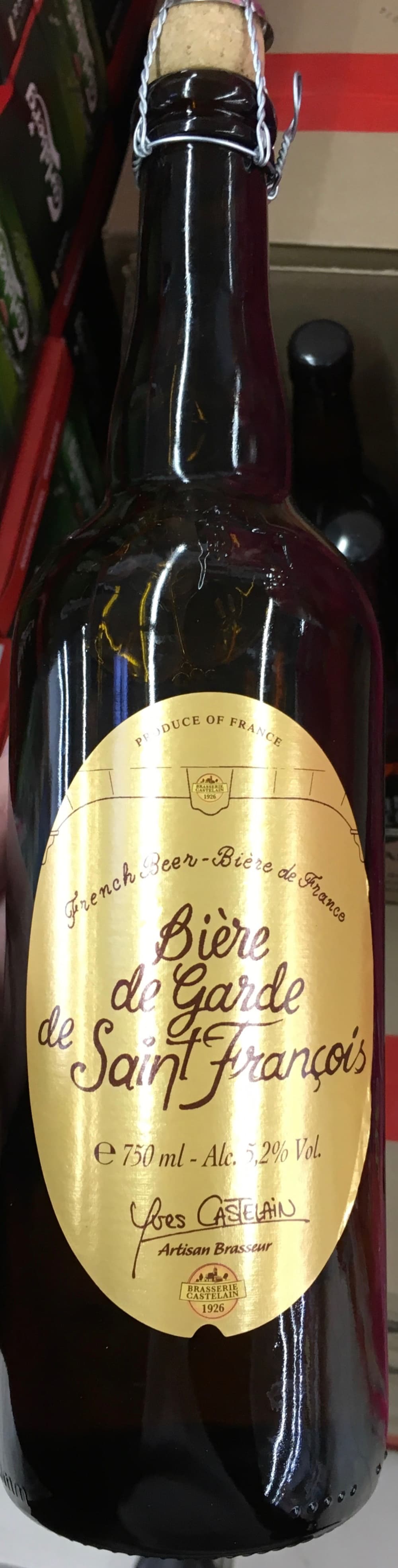 Brasserie Castelain Bière de garde de Saint-François packshot