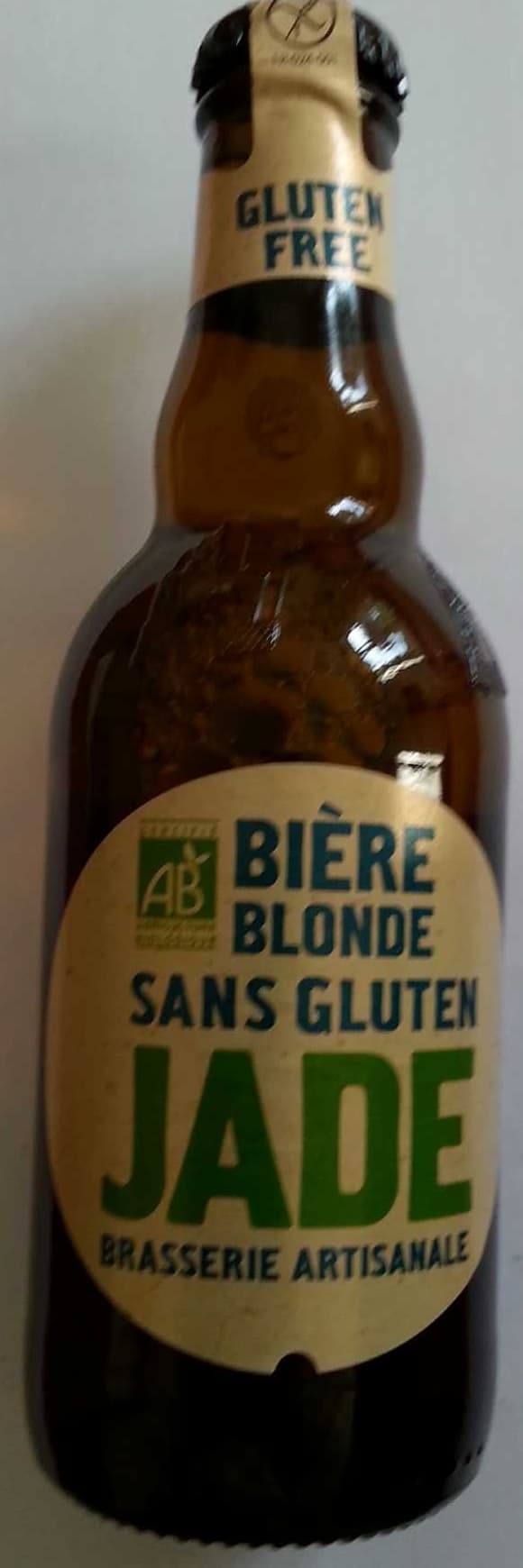 Jade Biere blonde sans gluten JADE packshot