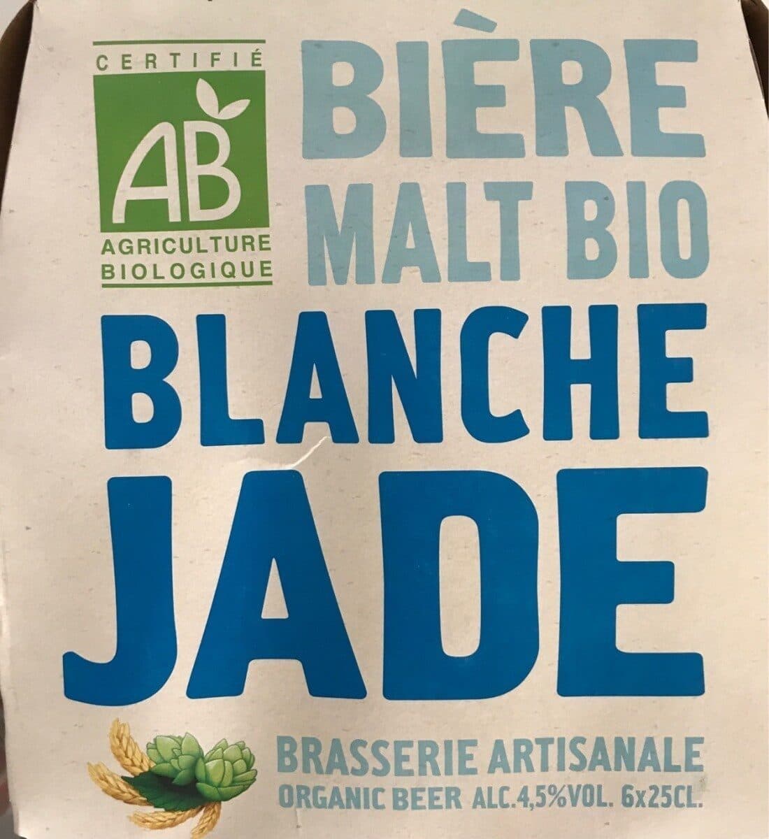 Jade Bière blanche - Jade packshot