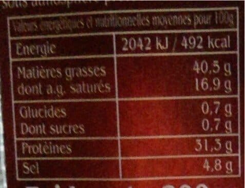Leclerc Saucisse seche packshot