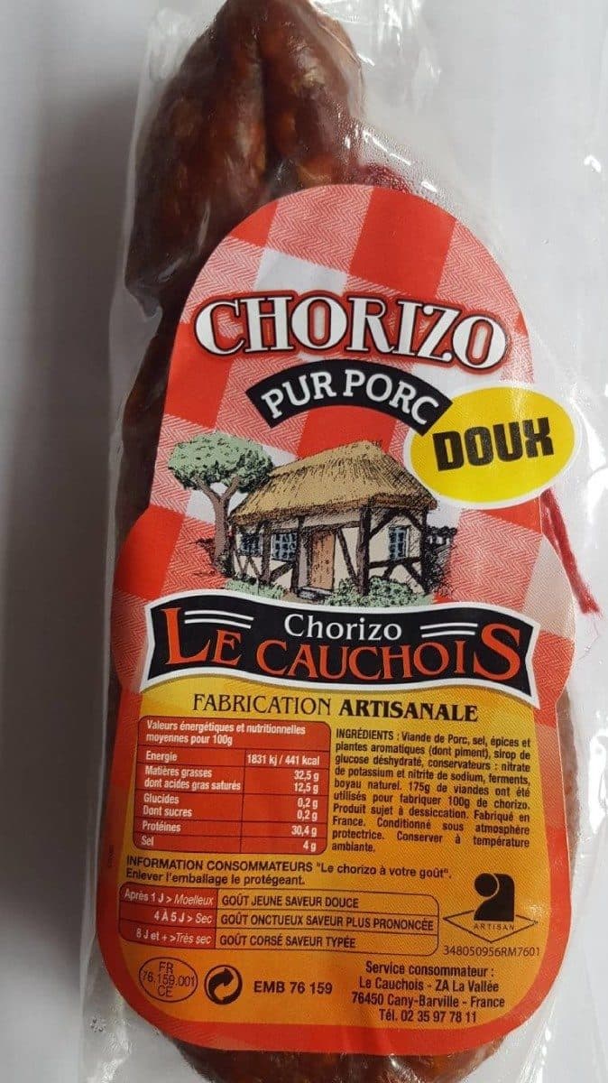 Open Food Facts Chorizo packshot