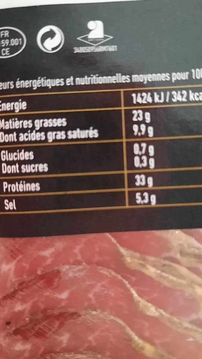 Saucissons Roches Blanches Plateau coppa packshot