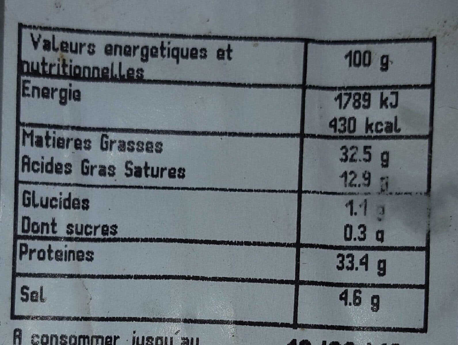 Roches blanches Saucisse sèche bio pur porc packshot