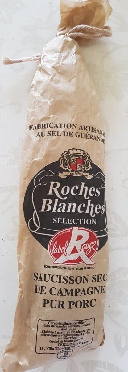 Roches blanches Saucisson Sec De Campagne Pur Porc packshot