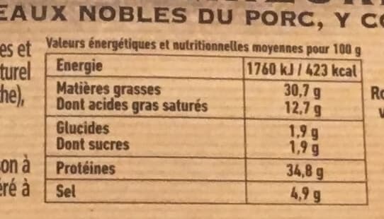 Roches Blanches Saucisse sèche qualité supérieure packshot
