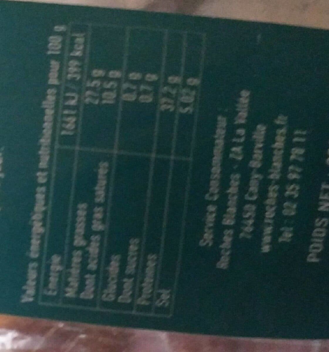 Roches blanches Saucisse Sèche packshot