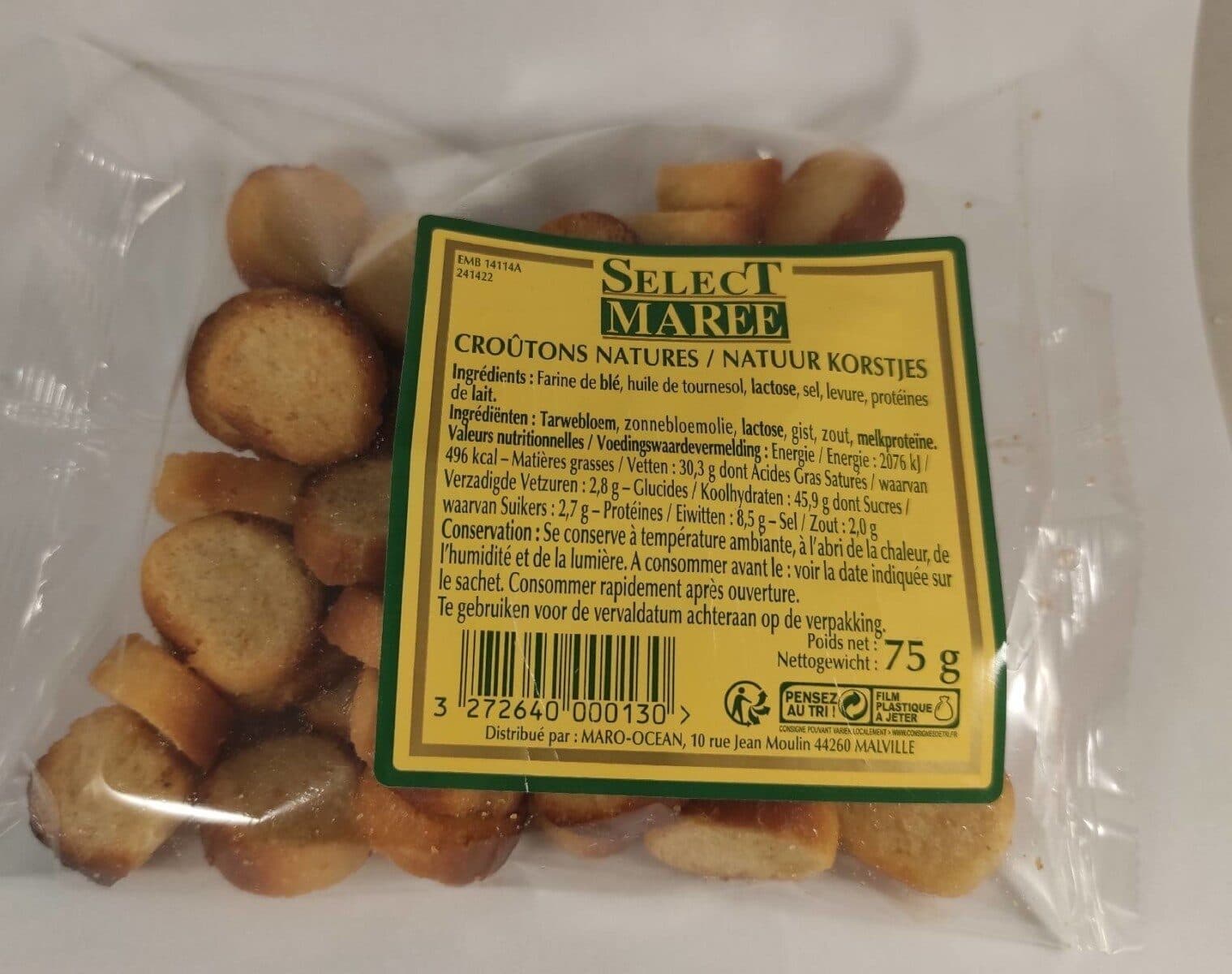 SELECT-MAREE Croûtons Natures packshot