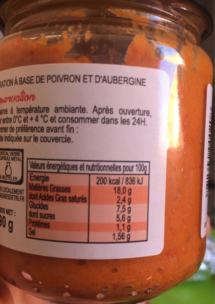 Open Food Facts Poivronade packshot